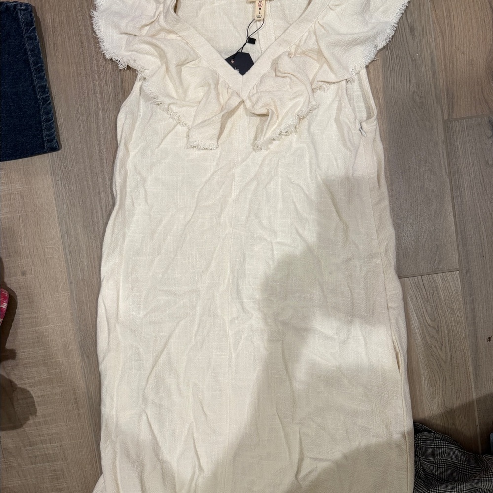 Charming Cream Kids Dress